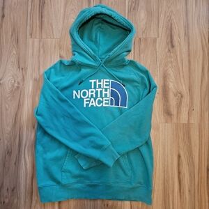 The North Face Teal Hoodie Size Women's Large
